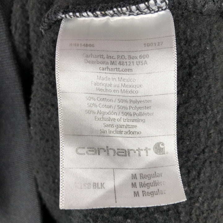 Carhartt Loose Fit Sweat Pullover Hoodie, Men's M Size cotton black type Vintage Second Hand