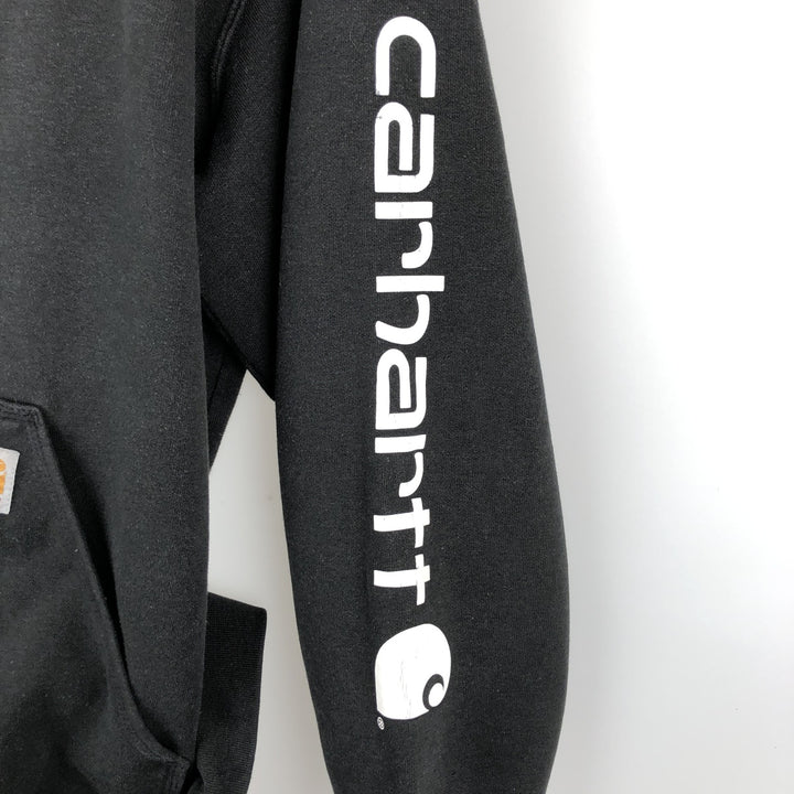 Carhartt Loose Fit Sweat Pullover Hoodie, Men's M Size cotton black type Vintage Second Hand
