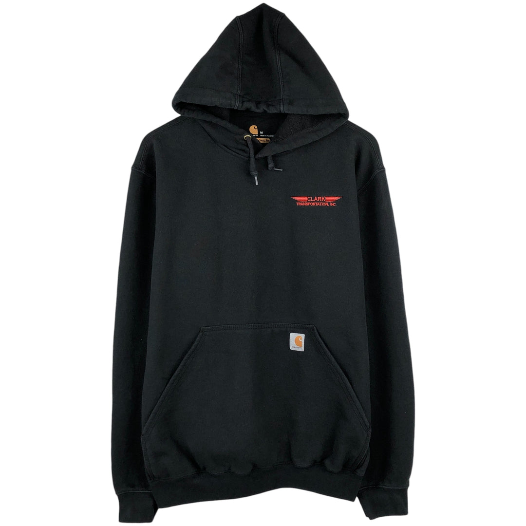 Carhartt ORIGINAL FIT sweatshirt pullover hoodie, men's size M cotton black type Vintage Second Hand