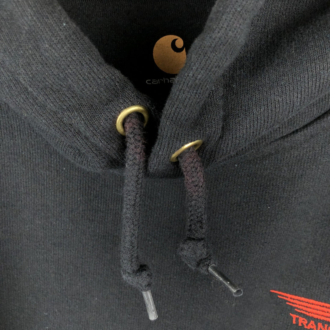 Carhartt ORIGINAL FIT sweatshirt pullover hoodie, men's size M cotton black type Vintage Second Hand