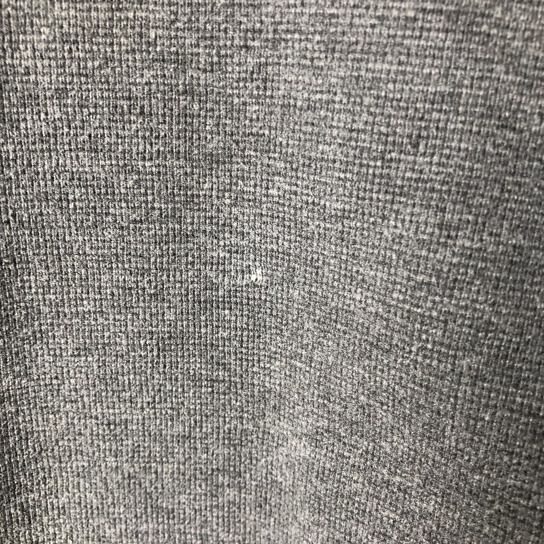 90s-00'S LLBean Waffle Henley T-Shirt, Men's Size L, Vintage cotton Charcoal Vintage Second Hand