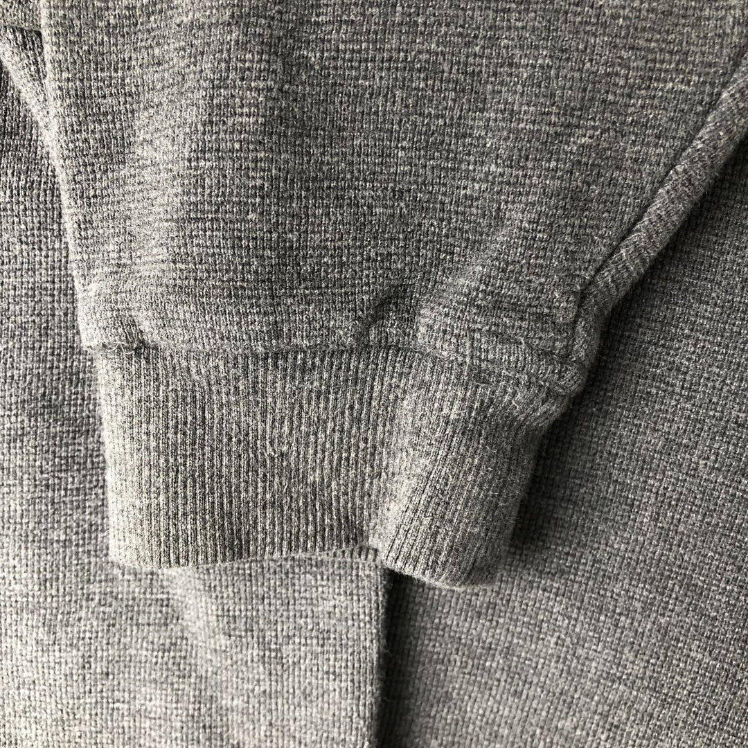 90s-00'S LLBean Waffle Henley T-Shirt, Men's Size L, Vintage cotton Charcoal Vintage Second Hand