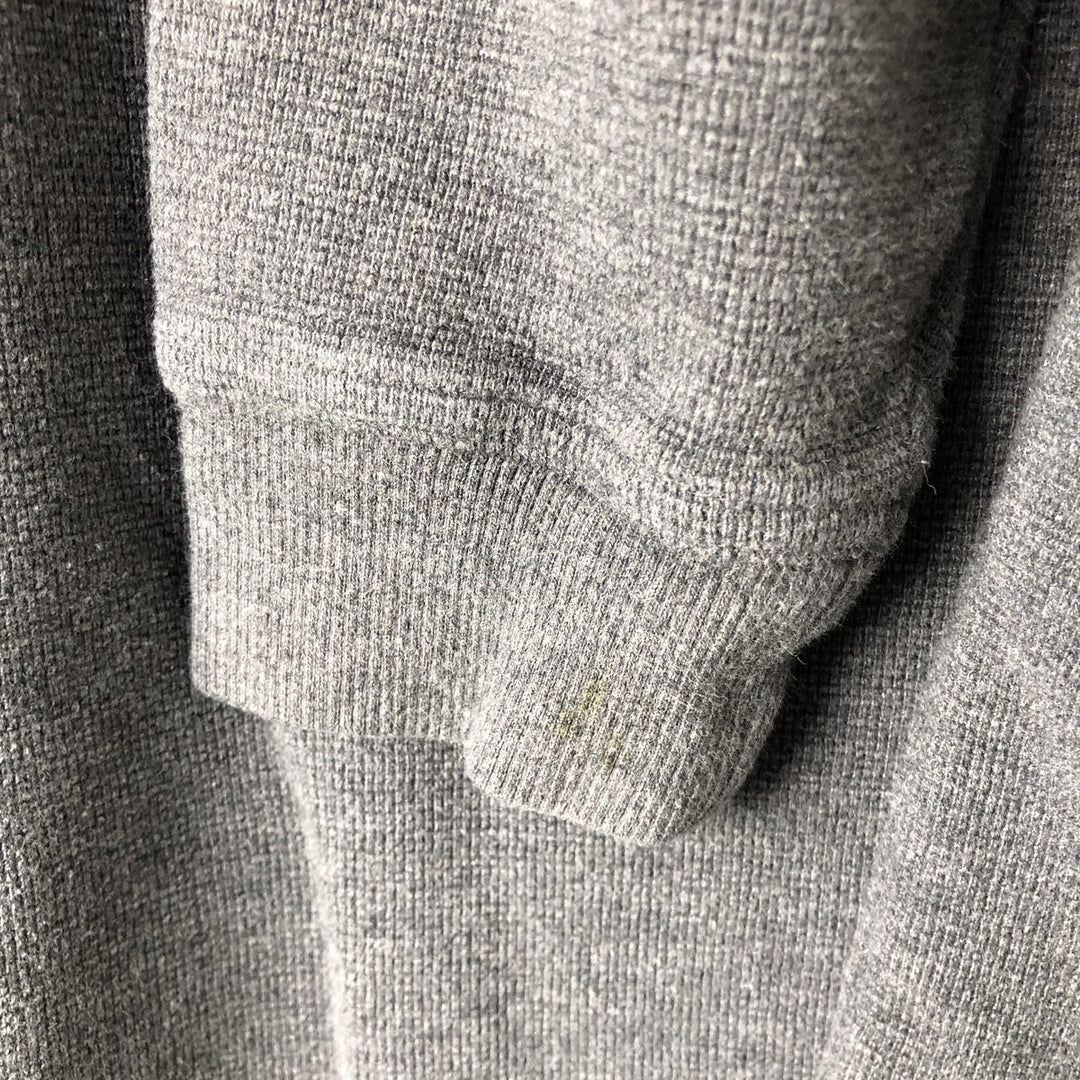 90s-00'S LLBean Waffle Henley T-Shirt, Men's Size L, Vintage cotton Charcoal Vintage Second Hand