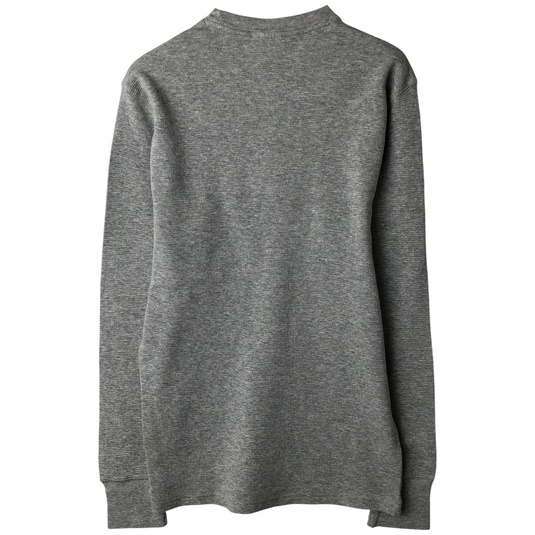 Ralph Lauren POLO RALPH LAUREN SLEEPWEAR Thermal Long T-Shirt, Men's Size Small cotton gray type Vintage Second Hand