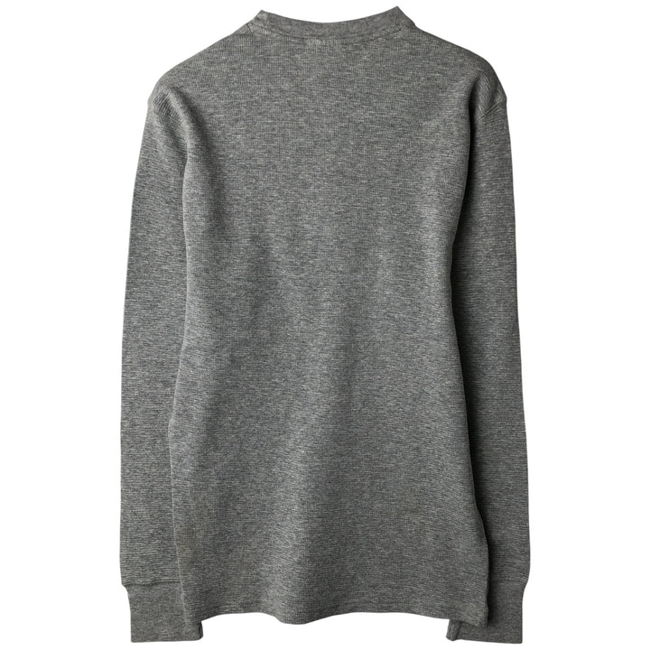 Ralph Lauren POLO RALPH LAUREN SLEEPWEAR Thermal Long T-Shirt, Men's Size Small cotton gray type Vintage Second Hand