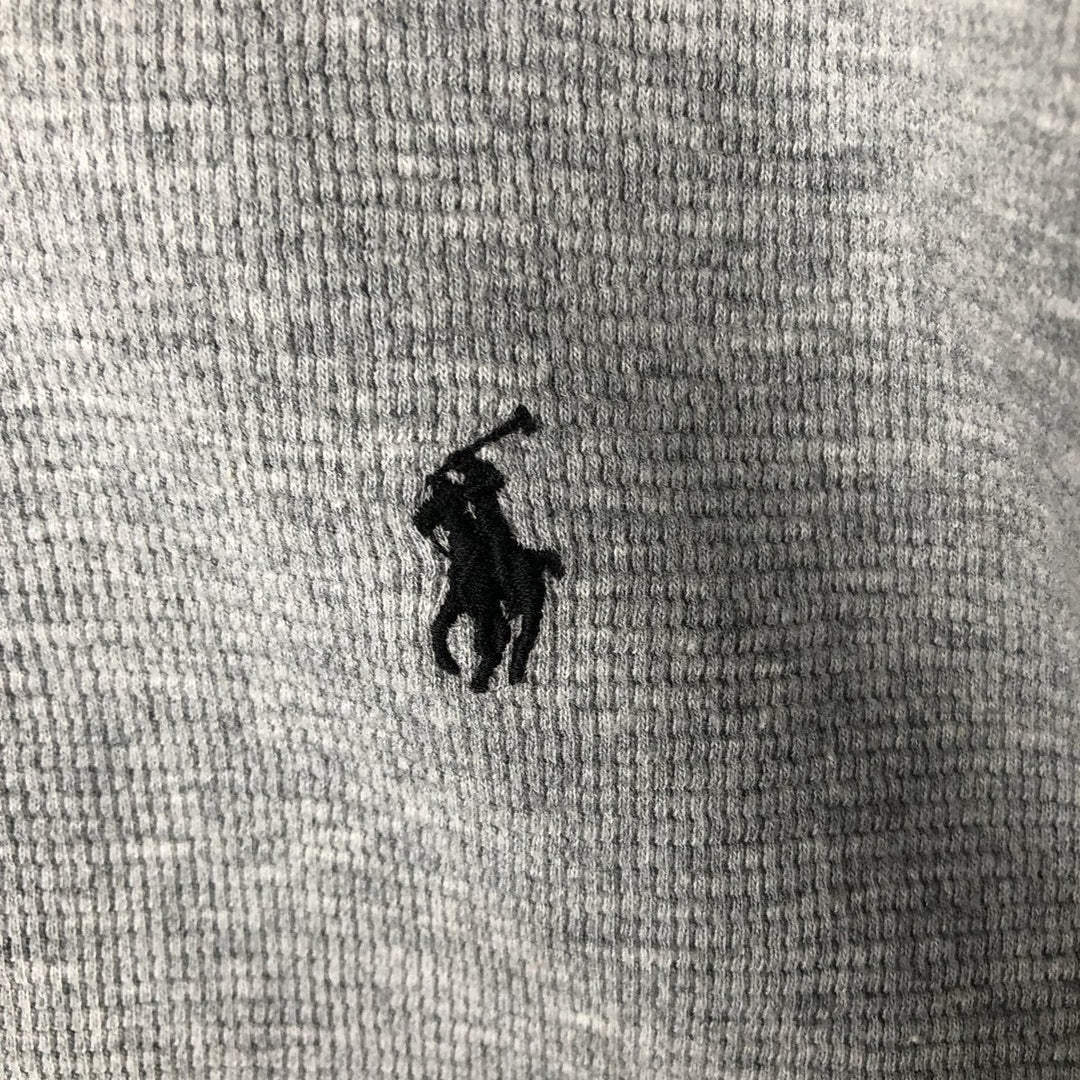Ralph Lauren POLO RALPH LAUREN SLEEPWEAR Thermal Long T-Shirt, Men's Size Small cotton gray type Vintage Second Hand