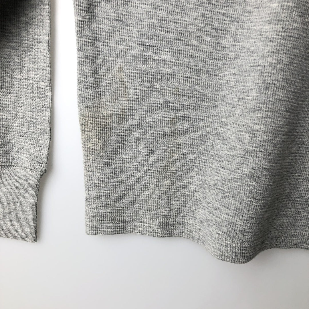 Ralph Lauren POLO RALPH LAUREN SLEEPWEAR Thermal Long T-Shirt, Men's Size Small cotton gray type Vintage Second Hand