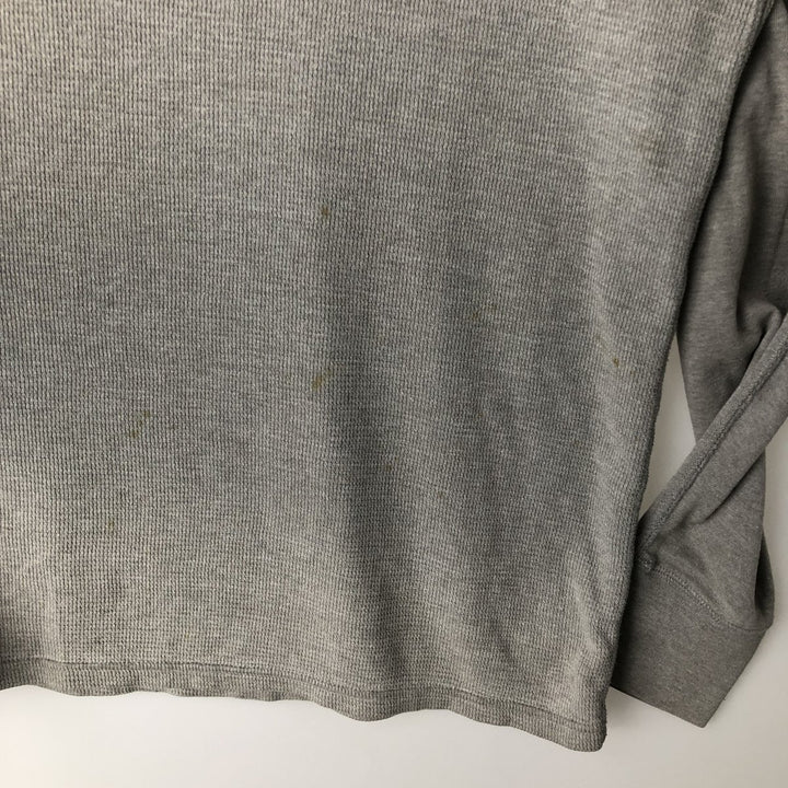 Ralph Lauren POLO RALPH LAUREN Thermal Long T-Shirt Men's XXL cotton gray type Vintage Second Hand