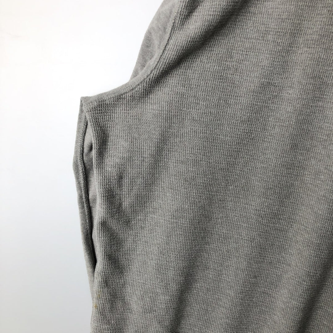 Ralph Lauren POLO RALPH LAUREN Thermal Long T-Shirt Men's XXL cotton gray type Vintage Second Hand