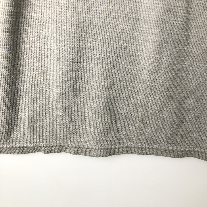 Ralph Lauren POLO RALPH LAUREN Thermal Long T-Shirt Men's XXL cotton gray type Vintage Second Hand