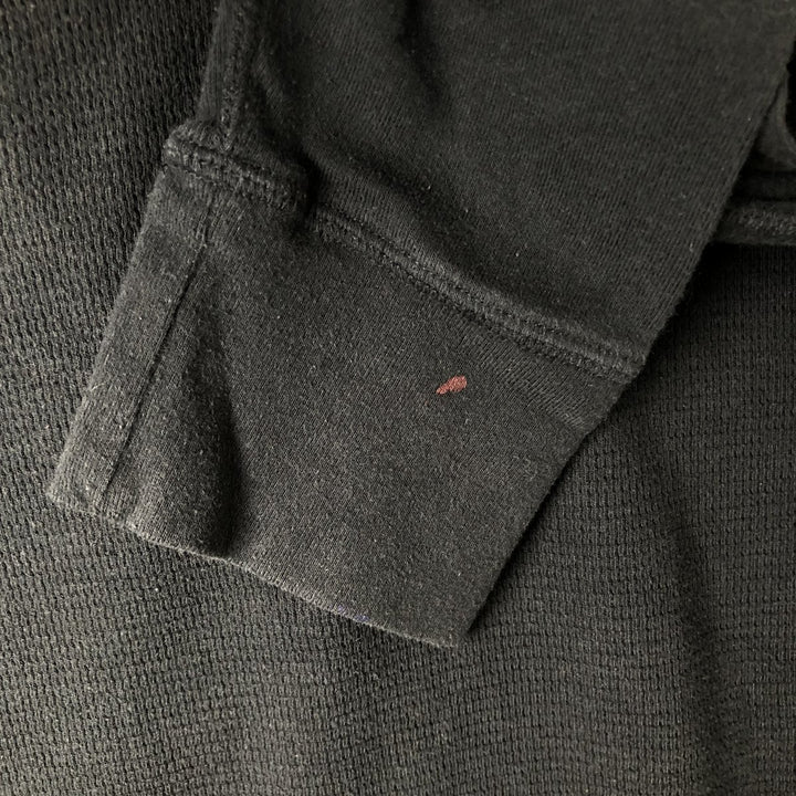 Ralph Lauren POLO RALPH LAUREN Thermal Long T-Shirt Men's Size L cotton black type Vintage Second Hand