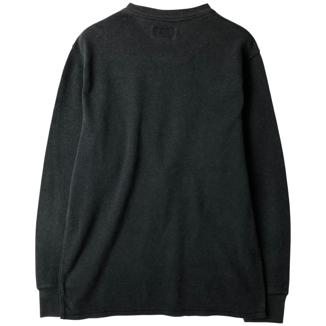 Ralph Lauren POLO RALPH LAUREN SLEEPWEAR Thermal Long T-Shirt, Men's Size L cotton black type Vintage Second Hand