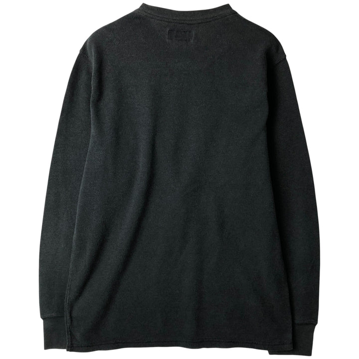 Ralph Lauren POLO RALPH LAUREN SLEEPWEAR Thermal Long T-Shirt, Men's Size L cotton black type Vintage Second Hand