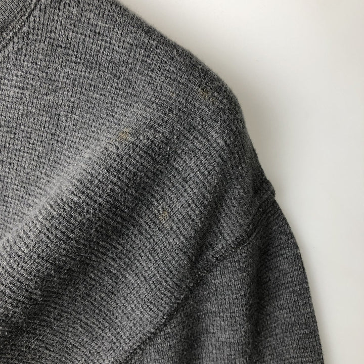 Ralph Lauren POLO RALPH LAUREN Thermal Long T-Shirt, Men's Size M cotton gray type Vintage Second Hand