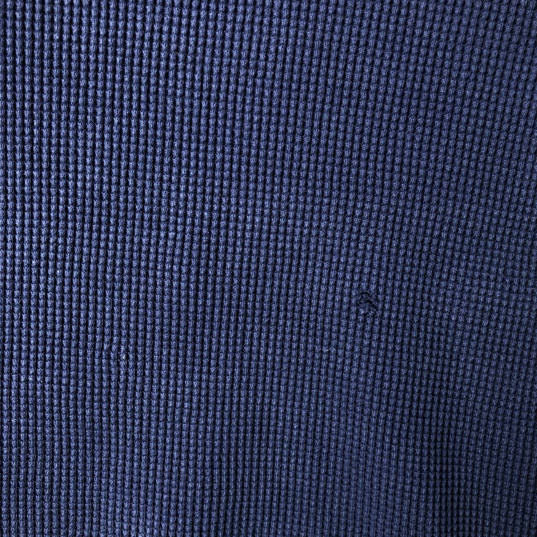 Ralph Lauren POLO by Ralph Lauren Thermal T-Shirt, Waffle, Men's Size M cotton navy blue type Vintage Second Hand