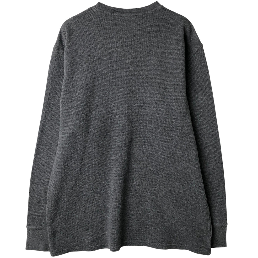Ralph Lauren POLO RALPH LAUREN SLEEPWEAR Thermal Long T-Shirt, Men's XL cotton gray type Vintage Second Hand