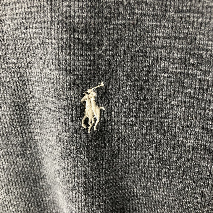 Ralph Lauren POLO RALPH LAUREN SLEEPWEAR Thermal Long T-Shirt, Men's XL cotton gray type Vintage Second Hand
