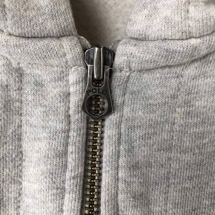 Ralph Lauren POLO RALPH LAUREN Sweat Full Zip Hoodie Men's L size cotton gray type Vintage Second Hand