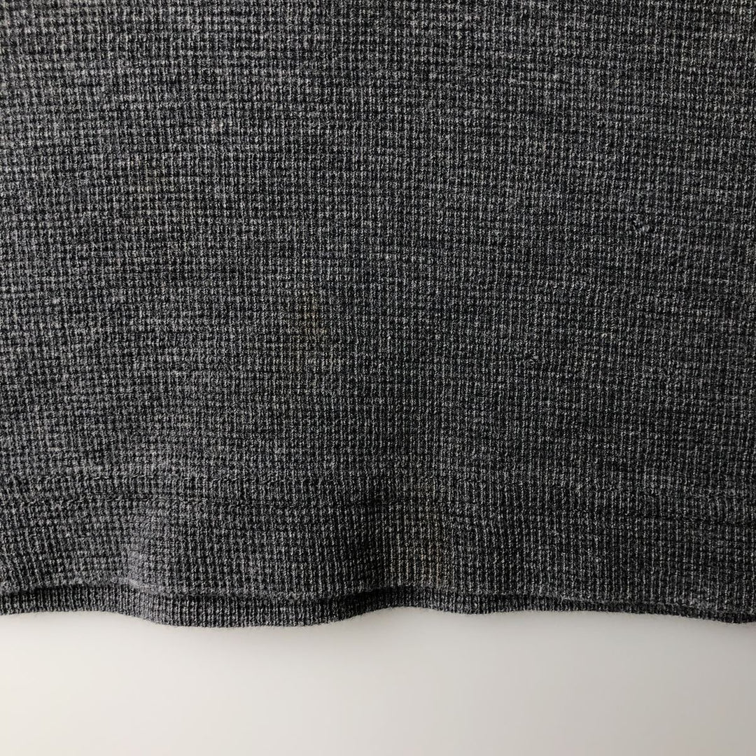 90s-00'S Timberland WEATHERGEAR Thermal Long T-Shirt, Waffle, Men's Size Medium cotton gray type Vintage Second Hand