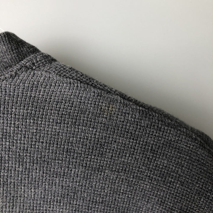 90s-00'S Timberland WEATHERGEAR Thermal Long T-Shirt, Waffle, Men's Size Medium cotton gray type Vintage Second Hand