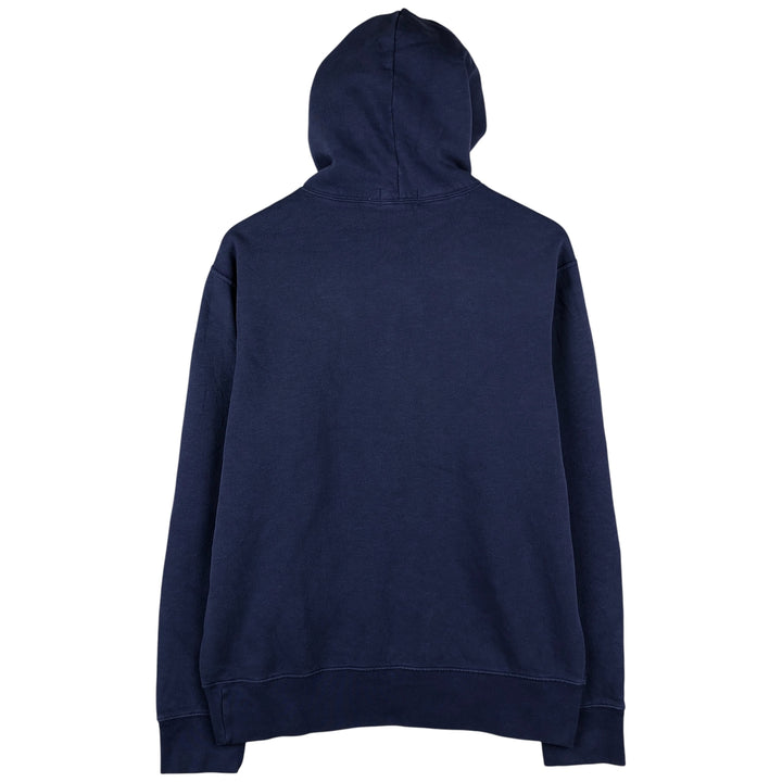 Ralph Lauren POLO RALPH LAUREN Sweatshirt pullover hoodie, men's size M cotton Navy blue Vintage Second Hand