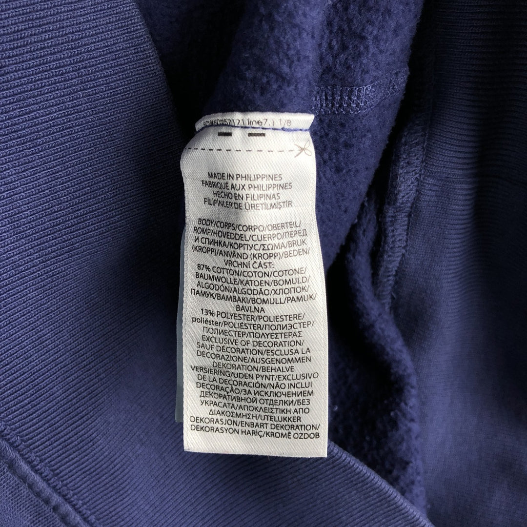 Ralph Lauren POLO RALPH LAUREN Sweatshirt pullover hoodie, men's size M cotton Navy blue Vintage Second Hand