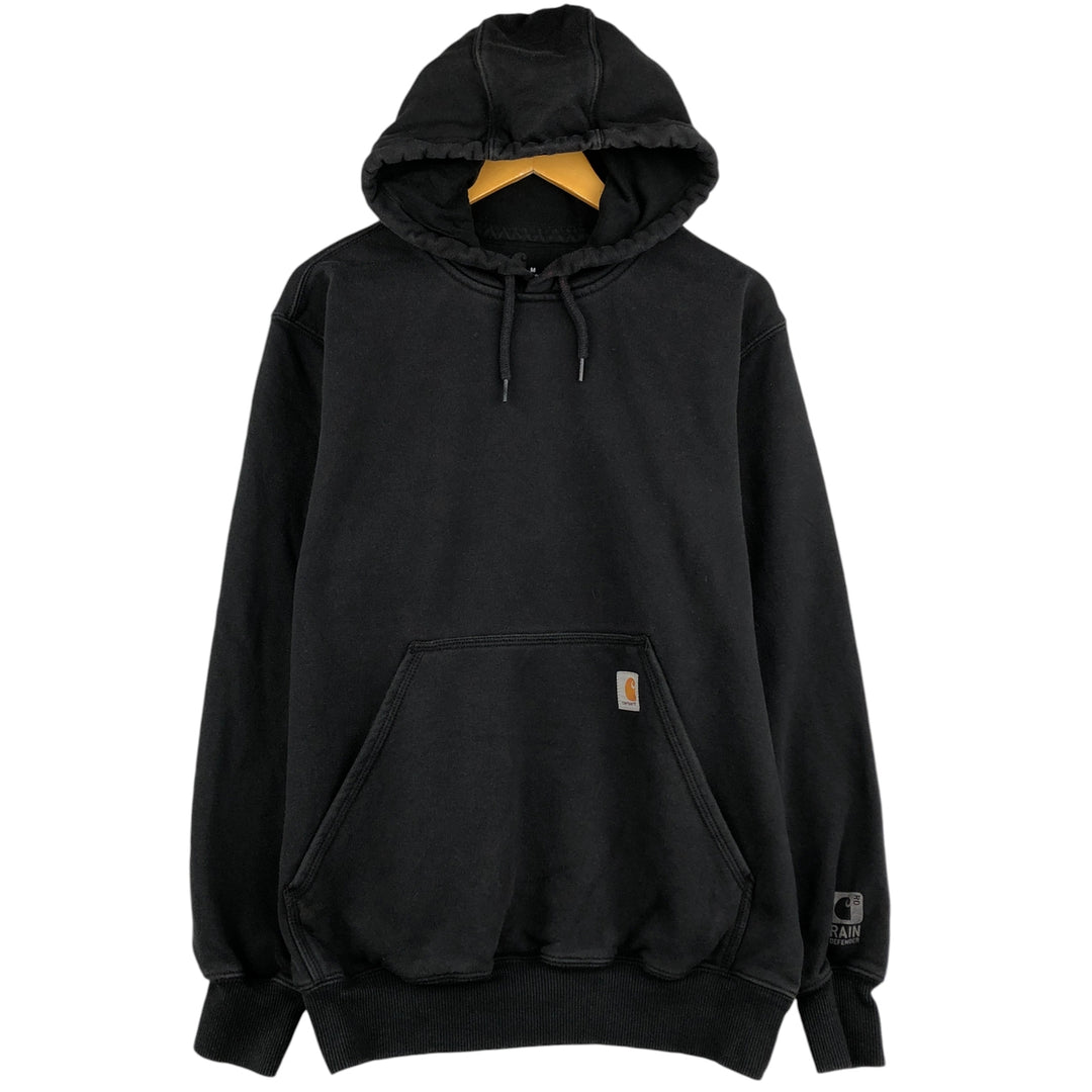 Carhartt Sweat Pullover Hoodie, Men's M Size cotton black type Vintage Second Hand