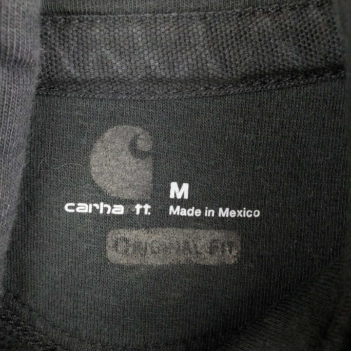 Carhartt Sweat Pullover Hoodie, Men's M Size cotton black type Vintage Second Hand