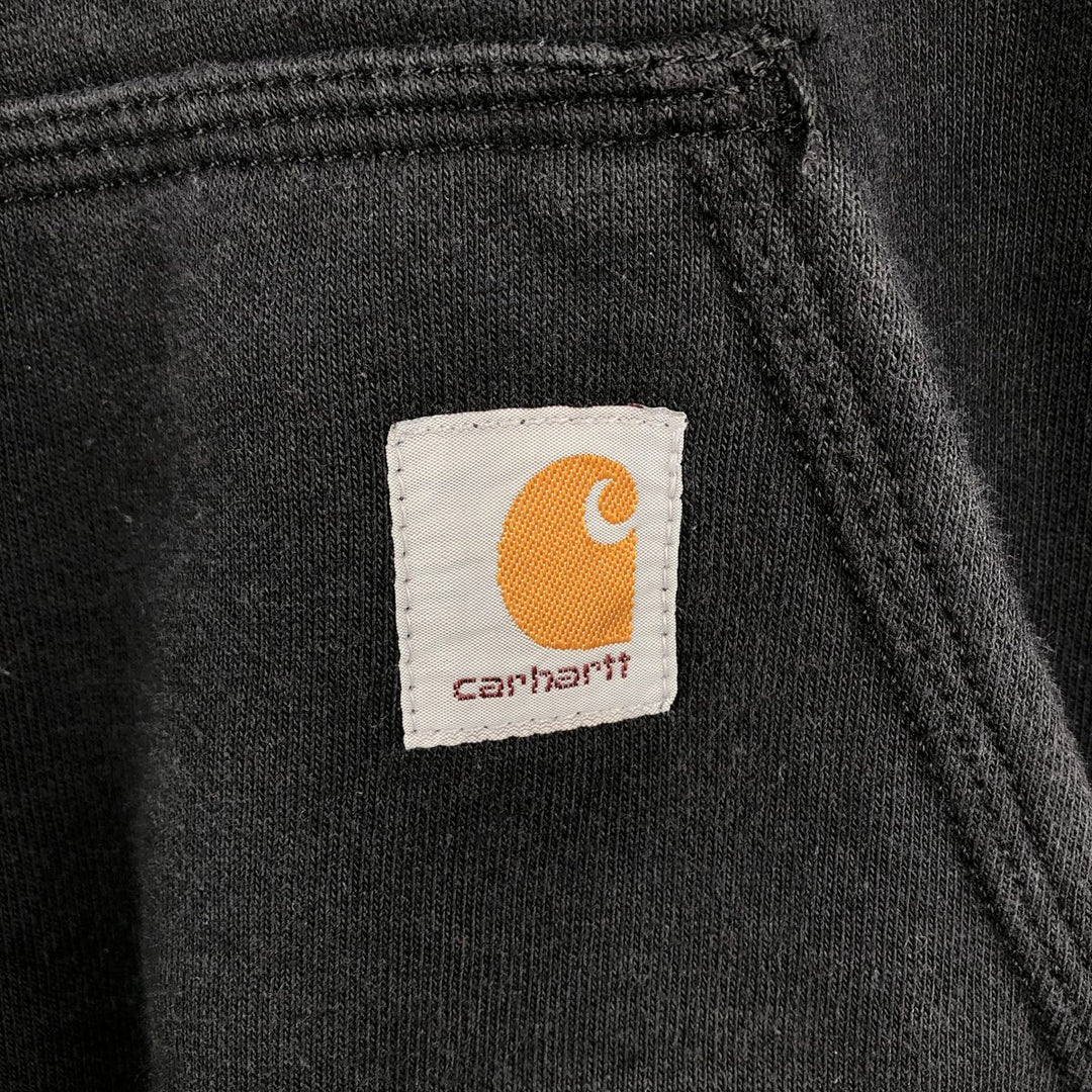 Carhartt Sweat Pullover Hoodie, Men's M Size cotton black type Vintage Second Hand
