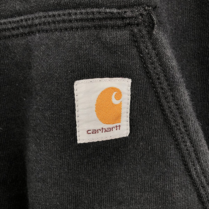 Carhartt Sweat Pullover Hoodie, Men's M Size cotton black type Vintage Second Hand
