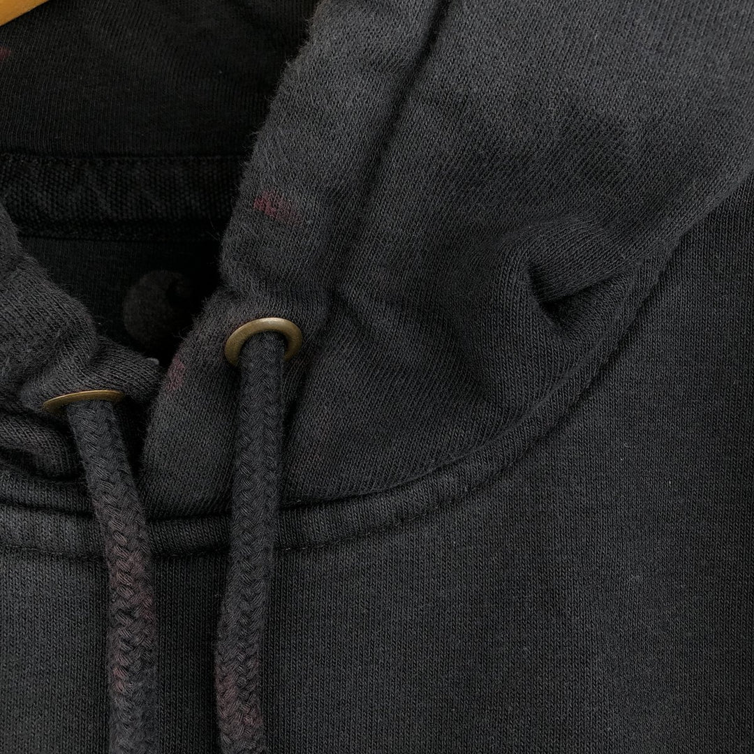 Carhartt Sweat Pullover Hoodie, Men's M Size cotton black type Vintage Second Hand