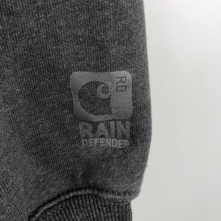 Carhartt ORIGINAL FIT sweatshirt pullover hoodie, men's XL size cotton Charcoal Vintage Second Hand