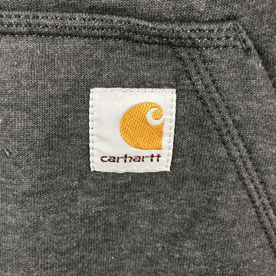 Carhartt ORIGINAL FIT sweatshirt pullover hoodie, men's XL size cotton Charcoal Vintage Second Hand