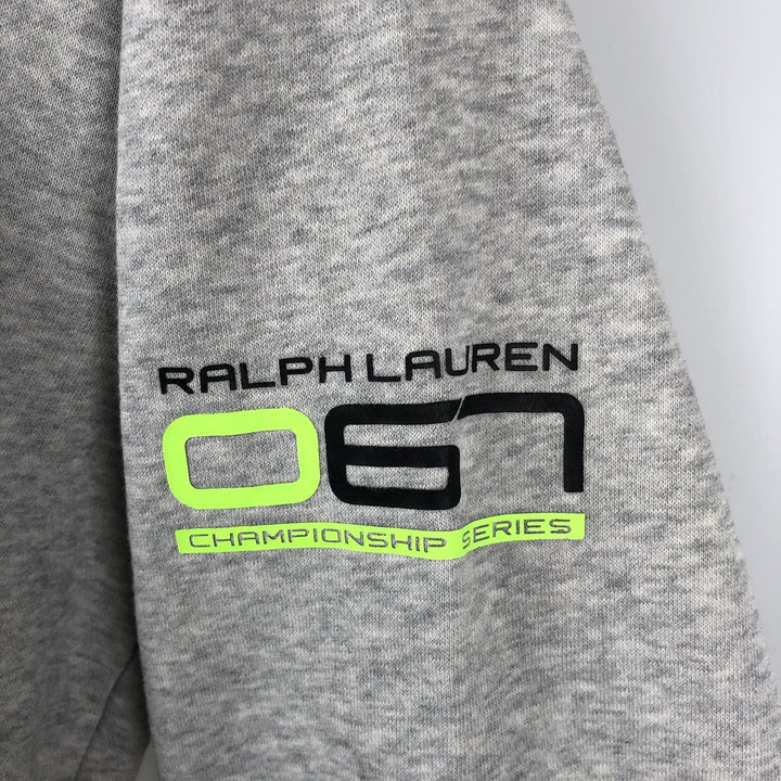 Ralph Lauren RLX sweatshirt pullover hoodie, men's size M unclear gray type Vintage Second Hand