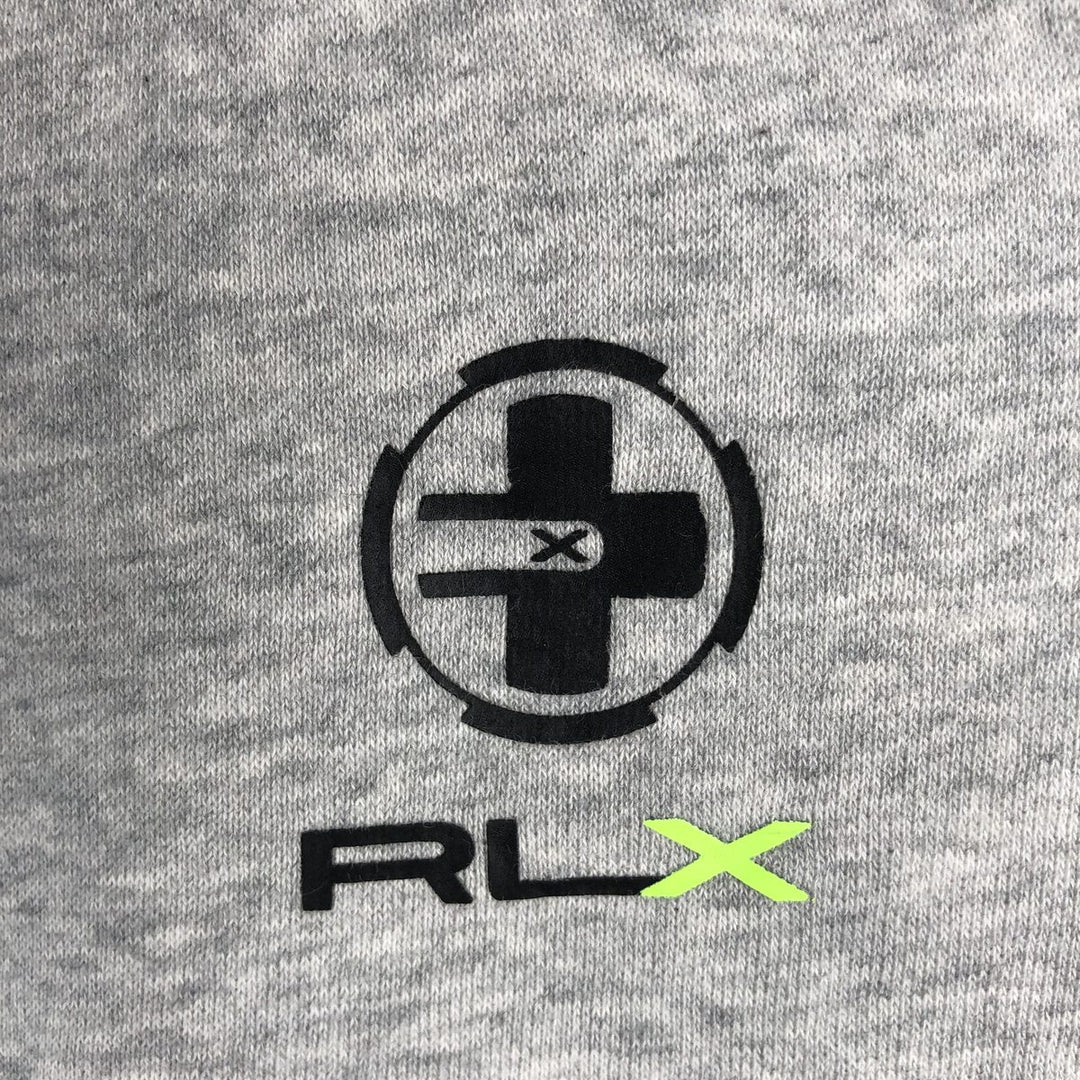 Ralph Lauren RLX sweatshirt pullover hoodie, men's size M unclear gray type Vintage Second Hand