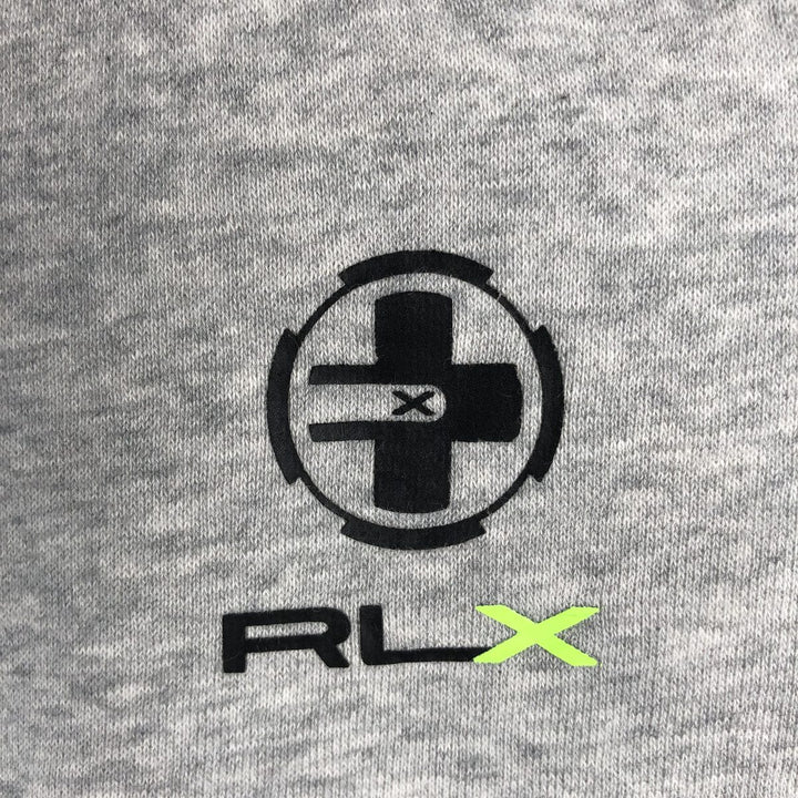 Ralph Lauren RLX sweatshirt pullover hoodie, men's size M unclear gray type Vintage Second Hand