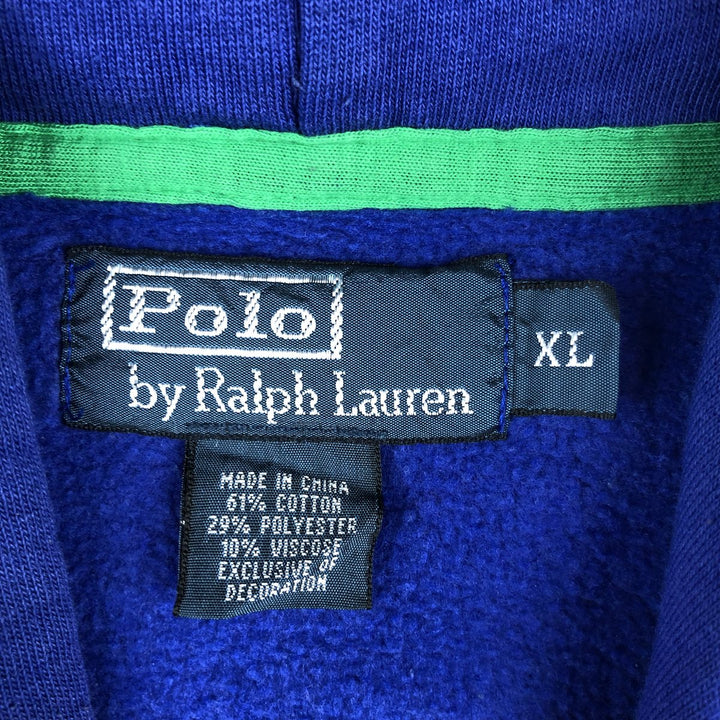 Ralph Lauren POLO by Ralph Lauren Sweatshirt Pullover Hoodie Men's XL cotton blue type Vintage Second Hand
