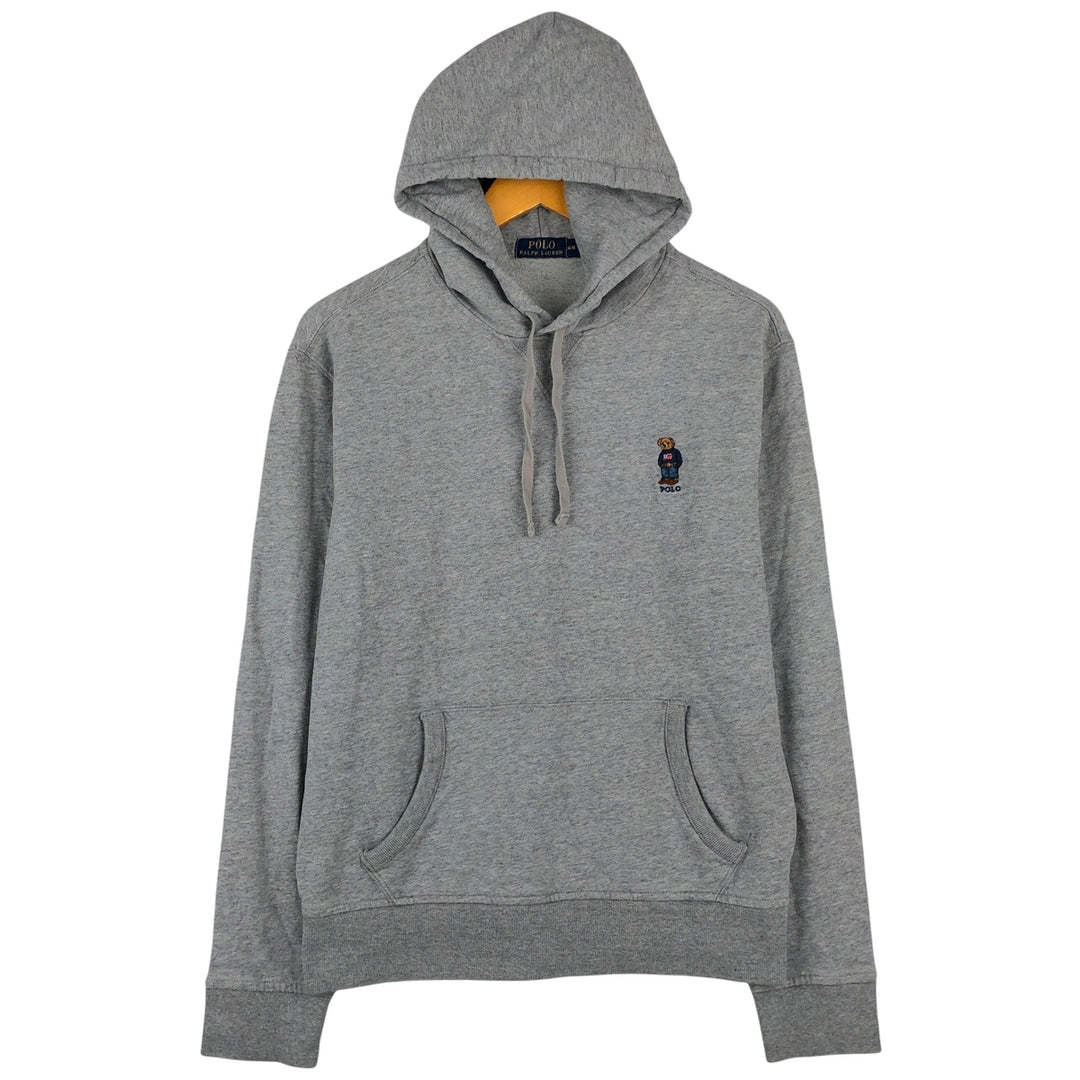Ralph Lauren POLO RALPH LAUREN Polo Bear Sweat Pullover Hoodie Men's M cotton gray type Vintage Second Hand