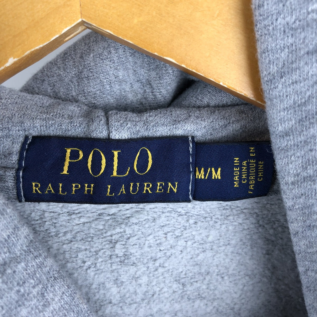 Ralph Lauren POLO RALPH LAUREN Polo Bear Sweat Pullover Hoodie Men's M cotton gray type Vintage Second Hand
