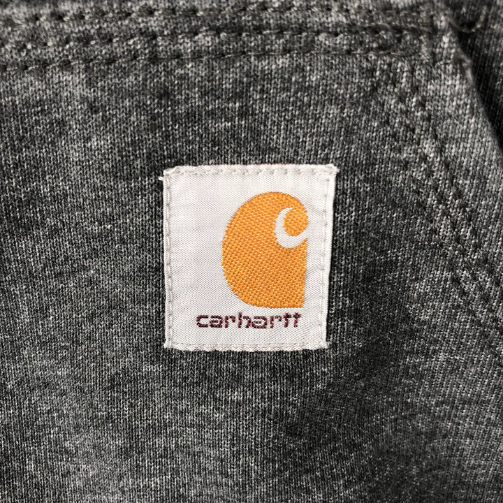 Carhartt ORIGINAL FIT sweatshirt pullover hoodie, men's size L cotton gray type Vintage Second Hand
