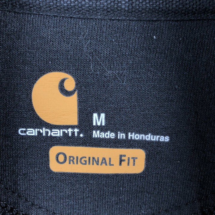 Carhartt ORIGINAL FIT sweatshirt pullover hoodie, men's size M cotton black type Vintage Second Hand
