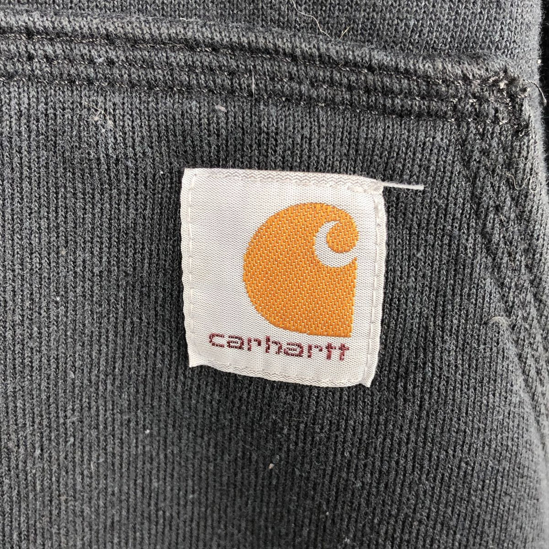 Carhartt ORIGINAL FIT sweatshirt pullover hoodie, men's size M cotton black type Vintage Second Hand