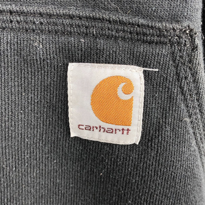Carhartt ORIGINAL FIT sweatshirt pullover hoodie, men's size M cotton black type Vintage Second Hand