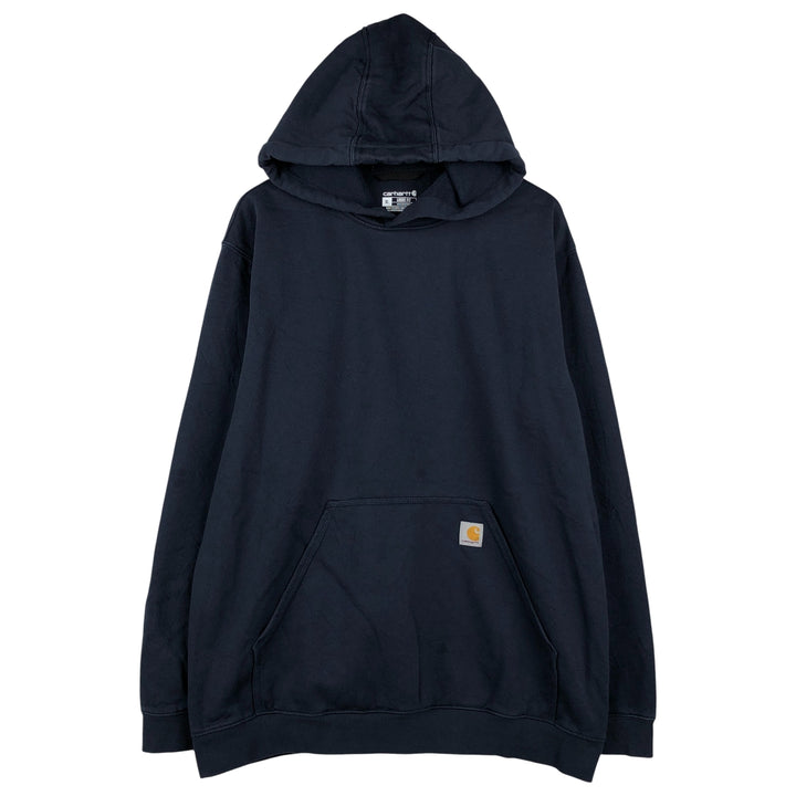 Carhartt Loose Fit Sweat Pullover Hoodie, Men's XL cotton navy blue type Vintage Second Hand