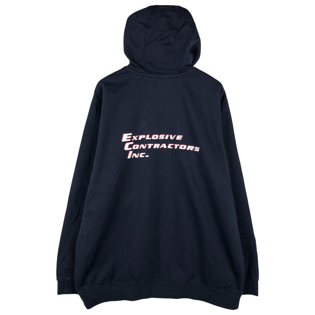 Carhartt Loose Fit Sweat Pullover Hoodie, Men's XL cotton navy blue type Vintage Second Hand