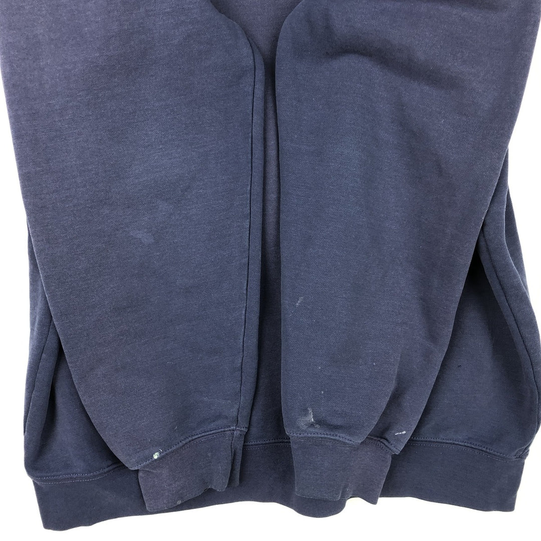 Carhartt Sweat Pullover Hoodie Men's Size L cotton navy blue type Vintage Second Hand