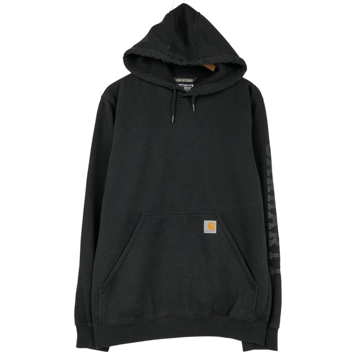 Carhartt Loose Fit Sweatshirt Pullover Hoodie, Men's Size Small cotton black type Vintage Second Hand