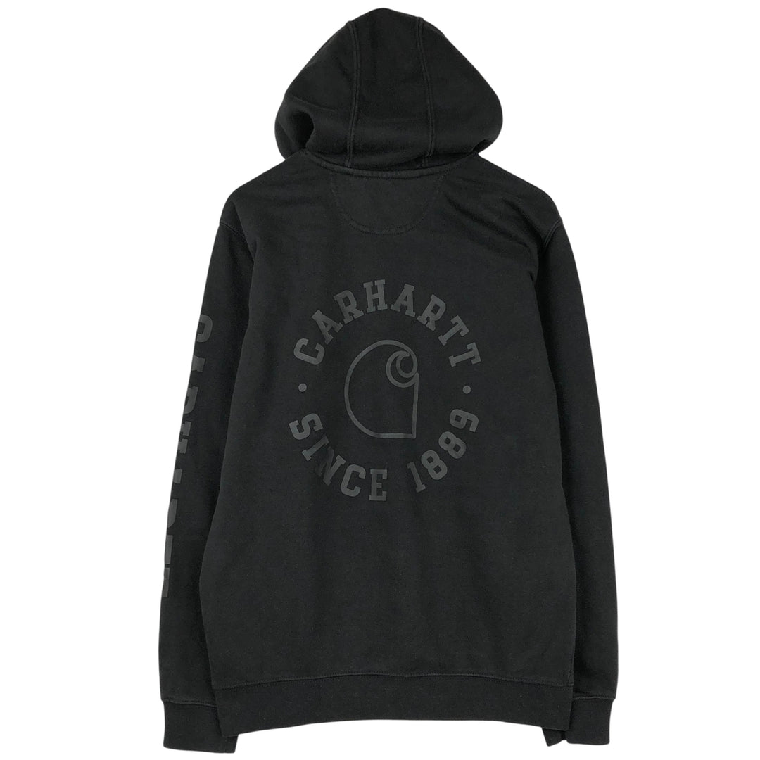 Carhartt Loose Fit Sweatshirt Pullover Hoodie, Men's Size Small cotton black type Vintage Second Hand