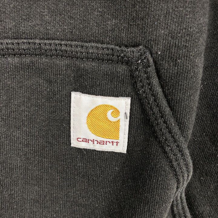 Carhartt Loose Fit Sweatshirt Pullover Hoodie, Men's Size Small cotton black type Vintage Second Hand