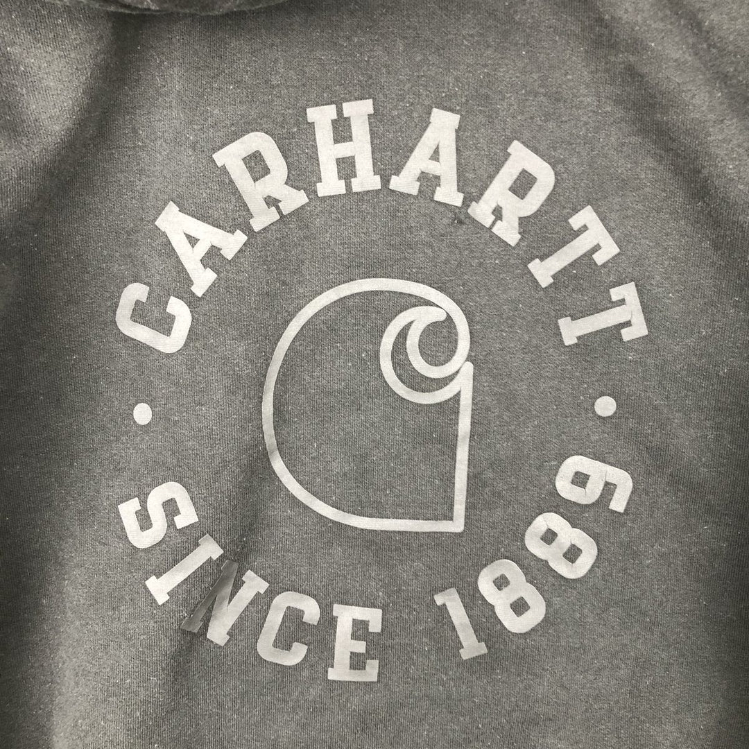 Carhartt Loose Fit Sweatshirt Pullover Hoodie, Men's Size Small cotton black type Vintage Second Hand